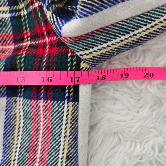 Vestique Chic Plaid Double-Breasted Mistletoe Blazer. Size xsmall. New. - Picture 4 of 7